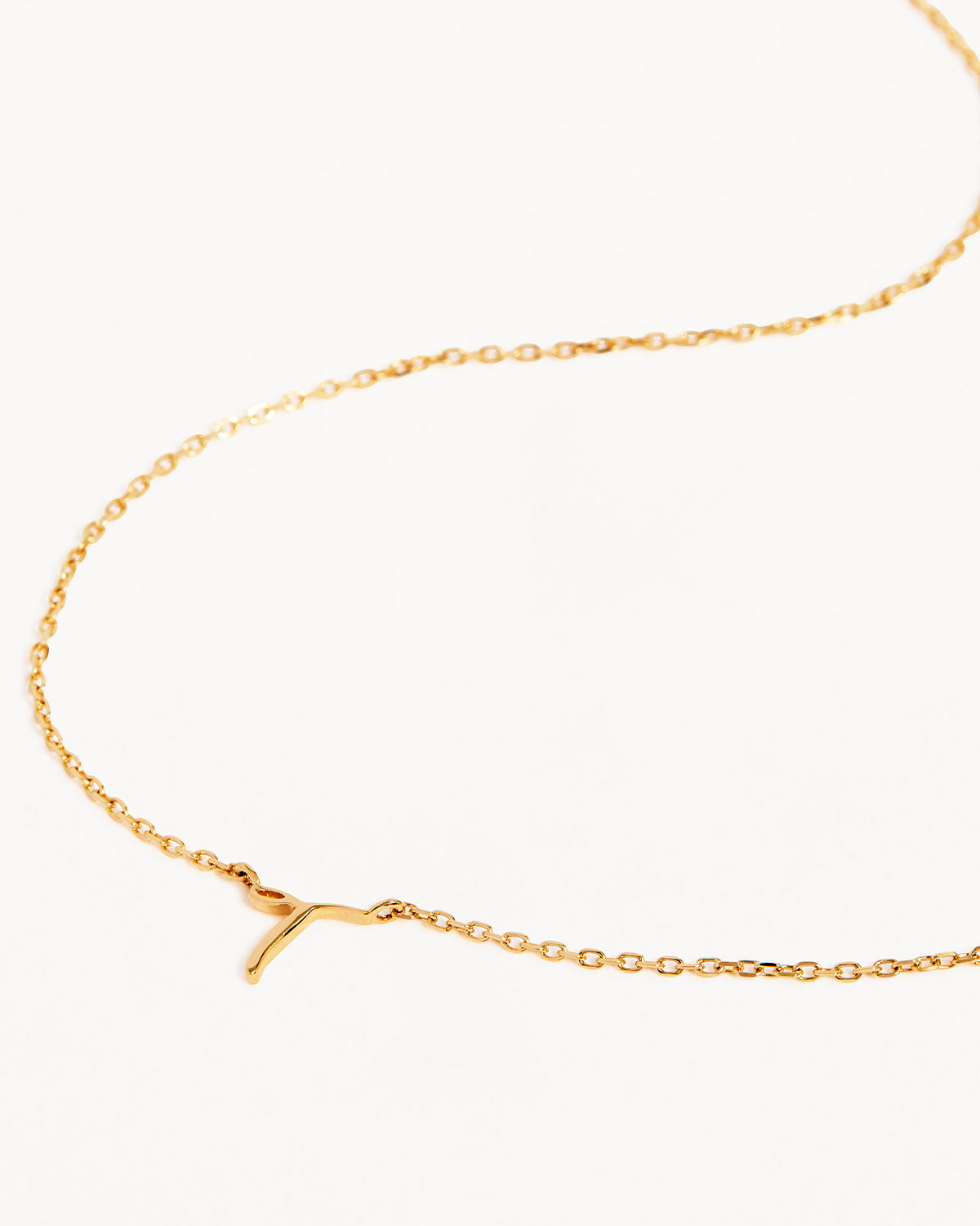18k Plating Gold Love Letter Necklace