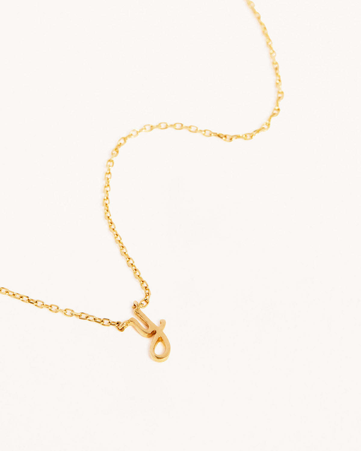 18k Plating Gold Love Letter Necklace
